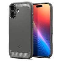 Spigen Rugged Armor Mag Magnetinis dėklas telefonui iPhone 17 - Pilkas