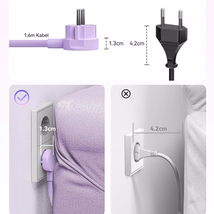 Orico PDC25 25W 6in1 maitinimo blokas 2x AC + 2x USB-A + 2x USB-C - violetinis