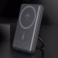 Dudao K28S 20W PD 5000mAh Išorinė baterija su Magnetine funkcija ir stovu - pilka