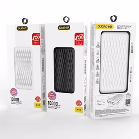 Išorinė baterija Dudao "K10" juodas 10000mAh