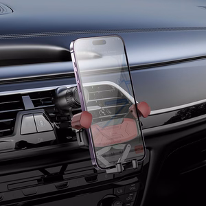 HOCO gravitacinis automobilio laikiklis oro angai H66 juodas