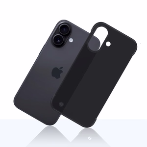 3mk Just20g matinės dėklas telefonui Apple iPhone 16 Plus - matinės juodas