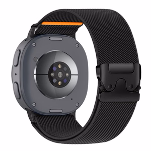 Tech-Protect Nylon Clasp dirželis, skirtas „Samsung Galaxy Watch 40/44/46 mm“ – juodas