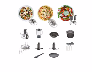 Kenwood FDM72.990SS food processor 3 L Stainless steel Built-in scales