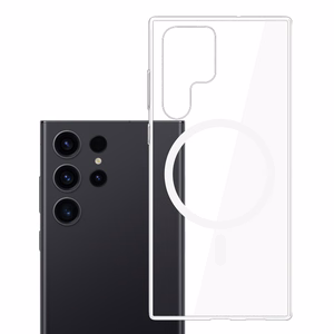 3mk Clear MagCase dėklas Samsung Galaxy S23 Ultra - skaidrus