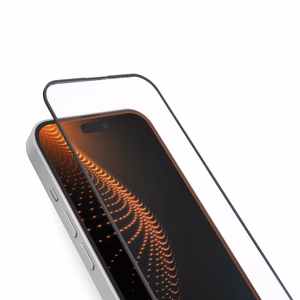 SBS apsauginis stiklas su D3O technologija su aplikatoriumi iPhone 15 / iPhone 15 Pro / iPhone 16