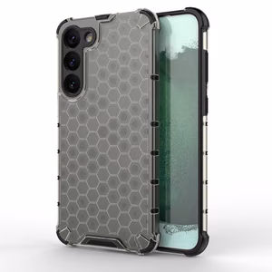 Honeycomb dėklas Samsung Galaxy S23+ šarvuotas hibridinis dangtelis juodas