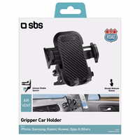 SBS TEHWSUPCLIPSTG išmaniojo telefono laikiklis, skirtas oro angai, su sustiprintais žnyplėmis - juodas