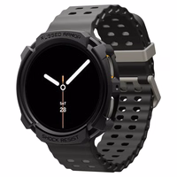 Spigen Rugged Armor dėklas Samsung Galaxy Watch 8 44mm - matinė juoda