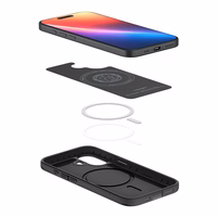 Spigen Thin Fit Magnetinis dėklas telefonui iPhone 17 - juodas
