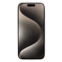 Akrilinis spalvotas magnetinis dėklas telefonui Iphone 13 Pro Max baltas