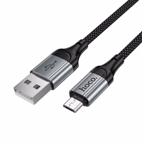 Kabelis USB A į Micro USB Hoco 2,4A 1,5 m X121 juodas