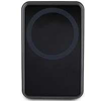 Magnetinė išorinė baterija Ferrari Metal Logo MagSafe 15W 10000mAh su stovo funkcija (juoda)