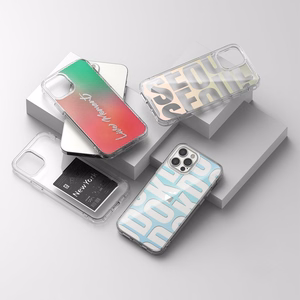 Ringke Fusion Design dėklas su TPU buferiu iPhone 12 Pro Max rožinis-žalias (GNAP0028)