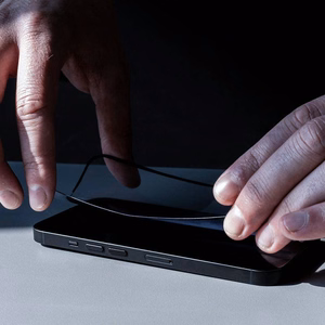 Crong Nano Glass hibridinis ekrano stiklas, skirtas iPhone 17e / 16e / 14 / 13 / 13 Pro