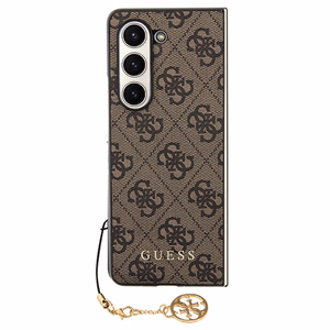 Dėklas telefonui Samsung Galaxy Z Fold5 (4G Charms Collection) – rudas