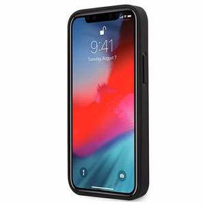 Mercedes Wave Line dėklas iPhone 12 mini - juodas