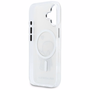 Karl Lagerfeld Karl & Choupette Back MagSafe Dėklas for iPhone 17 - Clear