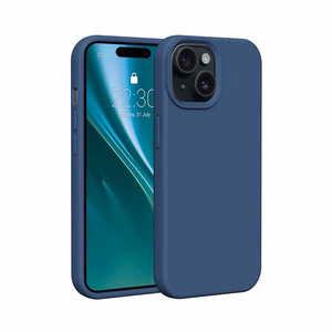 Etteri silikoninis dėklas telefonui iPhone 14 6,1 - tamsiai mėlynas