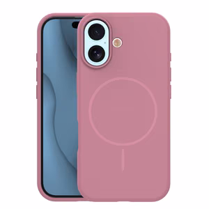 Silicone Thin Mag dėklas iPhone 17 6,3" rožinis