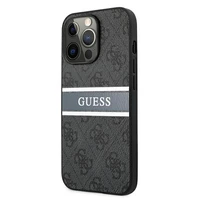 Guess GUHCP13L4GDGR iPhone 13 Pro / 13 6.1" pilkas/pilkas hardcase 4G Stripe