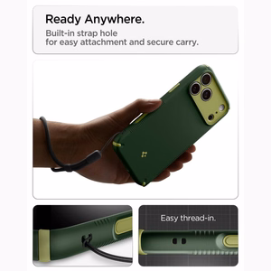 Spigen Nano Pop MagSafe dėklas iPhone 18 Pro / 17 Pro, žalias