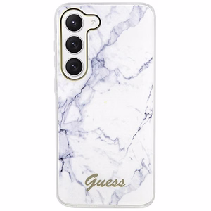 Guess GUHCS23SPCUMAH S23 S911 baltas/baltas kietas dėklas Marble