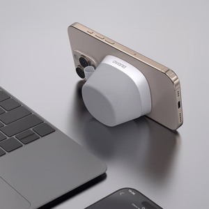 Dudao Y20 Belaidis Garsiakalbis with Magnetic Mount Bluetooth 5.3 - sidabrinis