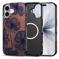 Tech-Protect Lamano MagSafe dėklas iPhone 17 rudai violetinis