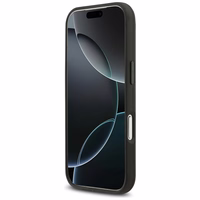 BMW M FW Metal Logo Magnetinis dėklas iPhone 17 Pro Max - juodas