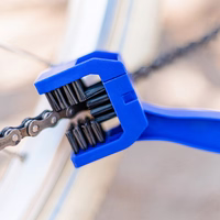 Dviračio grandinės valymo šepetys Forever Outdoor mėlynas