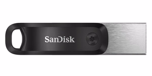SanDisk iXpand USB atmintinė 64 GB USB Type-A / Lightning 3.2 Gen 2 juoda, sidabrinė