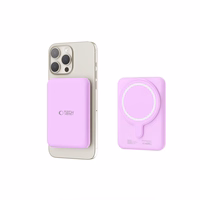 Tech-Protect LifeMag MagSafe PB10 5000mAh Išorinė baterija (f) - rožinė