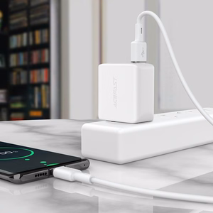 USB kabelis Acefast C2-04 USB-A to USB-C 1.2m juodas