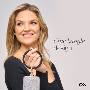 Case-Mate Phone Bangle riešo dirželis telefonui, juodas