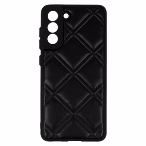Odinis 3D dėklas telefonui Samsung Galaxy S21 FE dizainas 3 juodas