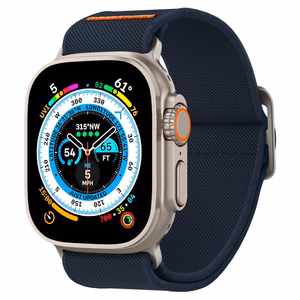 Spigen Fit Lite Ultra dirželis Apple Watch 4/5/6/7/8/9/SE/Ultra (42/44/45/49 mm) - tamsiai mėlynas