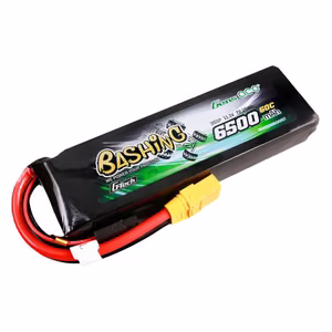 „Gens Ace“ G-Tech 6500 mAh, 11,1 V, 60C, 3S1P LiPo akumuliatorių rinkinys su „XT90-Bashing“ serija