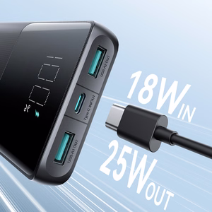 Joyroom JR-PBF20 25W 10000mAh Power Bank - Black