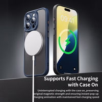 Rock Guard Touch Matte Series Magnetinis dėklas telefonui Iphone 16 Pro Max mėlynas