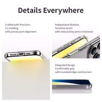 Rock Crystal Series Magnetinis dėklas telefonui Iphone 16 Plus skaidrus