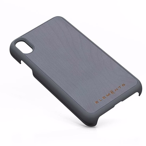 Чехол Nordic Elements Original Gefion для iPhone XS Max, с натуральной древесиной клёна, средне-серый