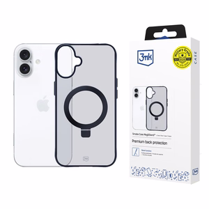3mk Smoke Чехол Mag&Stand для Apple iPhone 16 Plus - прозрачный