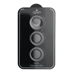 Kameros apsauga 9H, skirta SAMSUNG A35, juoda