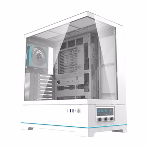 Darkflash DY451 PRO kompiuterio korpusas (baltas) + 1 ventiliatorius