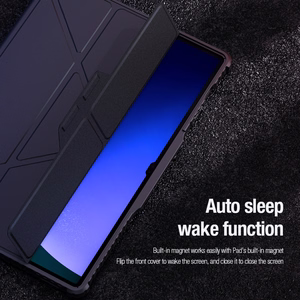 Nillkin Bumper Leather Case Pro dėklas Samsung Galaxy Tab S9+ - juodas