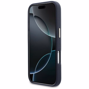 Guess FW dėklas su dervos logotipu iPhone 17 Pro Max - mėlynas