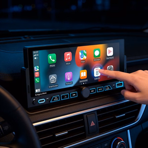 Kruger&Matz KM2017 1DIN CarPlay/AndroidAuto automobilio radijas