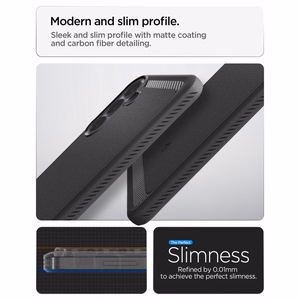 Spigen Rugged Armor Case for Samsung Galaxy S26 FE / S25 FE - Matte Black