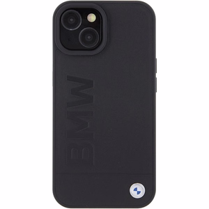 BMW Magnetinis Odinis Hot Stamp dėklas telefonui iPhone 15 Plus - juodas